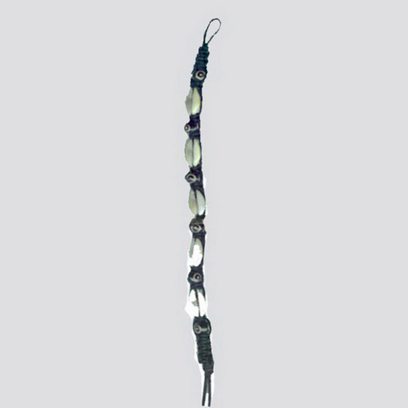 AB027 Armbänder Makramee Kaurimuscheln u. Knochenperlen