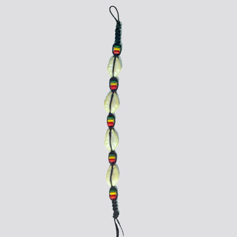 AB028 Armbänder Makramee Kaurimuscheln Rasta