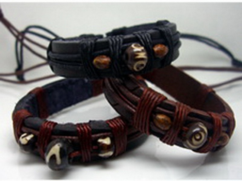 AB065 Armbander aus Leder zum binden