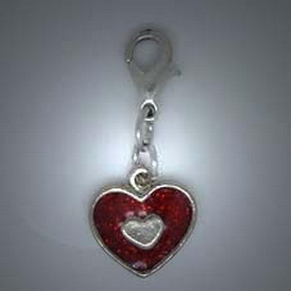 CC005 Charms, Anhänger Herz rot