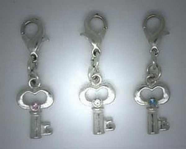CC015 Charms, Anhänger Schlüssel gem.