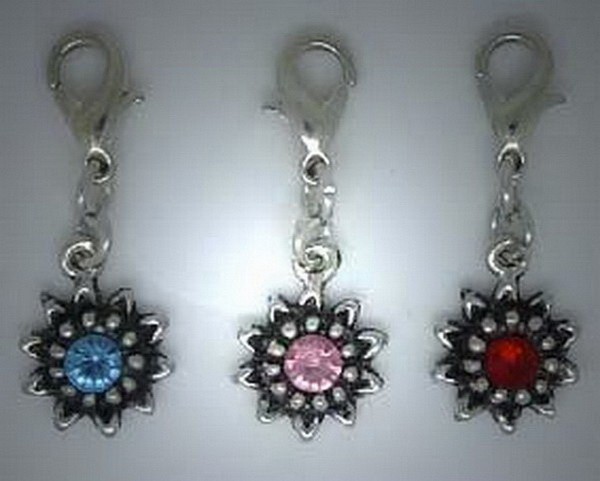 CC030 Charms, Anhänger Edelweiss gem.