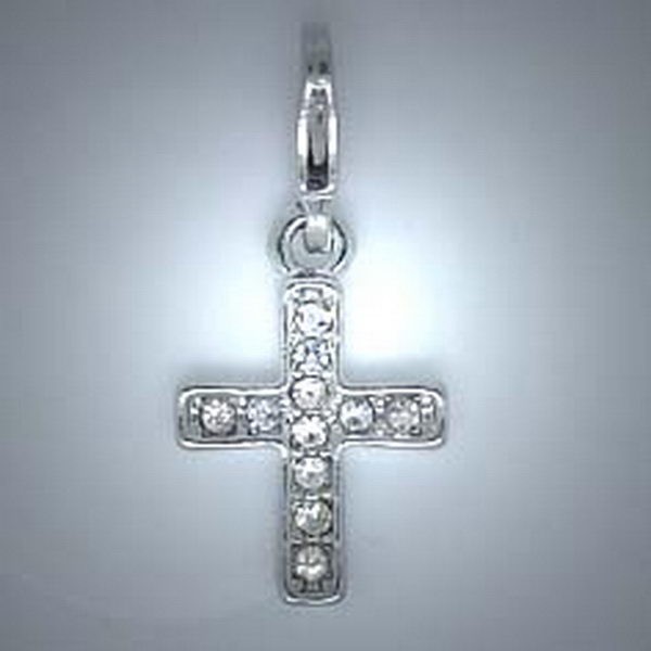 CC060 Anhänger Kreuz Strass
