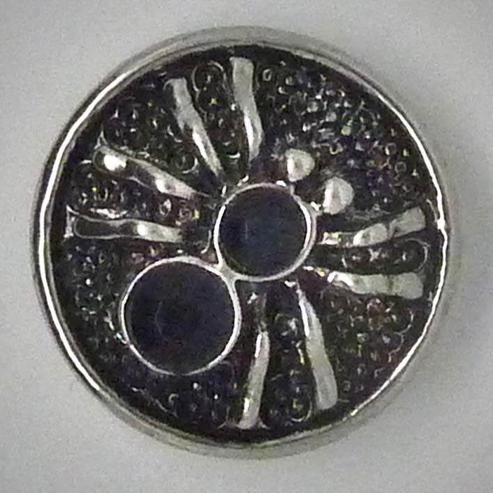 CH060 - Schmuck Druckknöpfe Spinne schwarz
