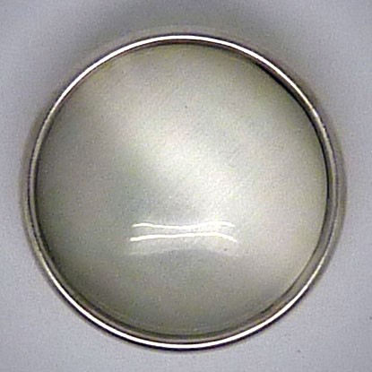 CH238 - Schmuck Druckknöpfe Cateye hellgrau