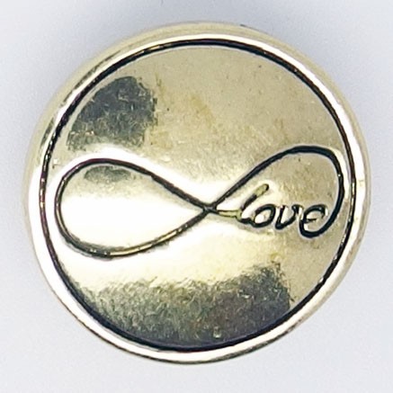 CH036  - Schmuck Druckknöpfe unendliche Liebe