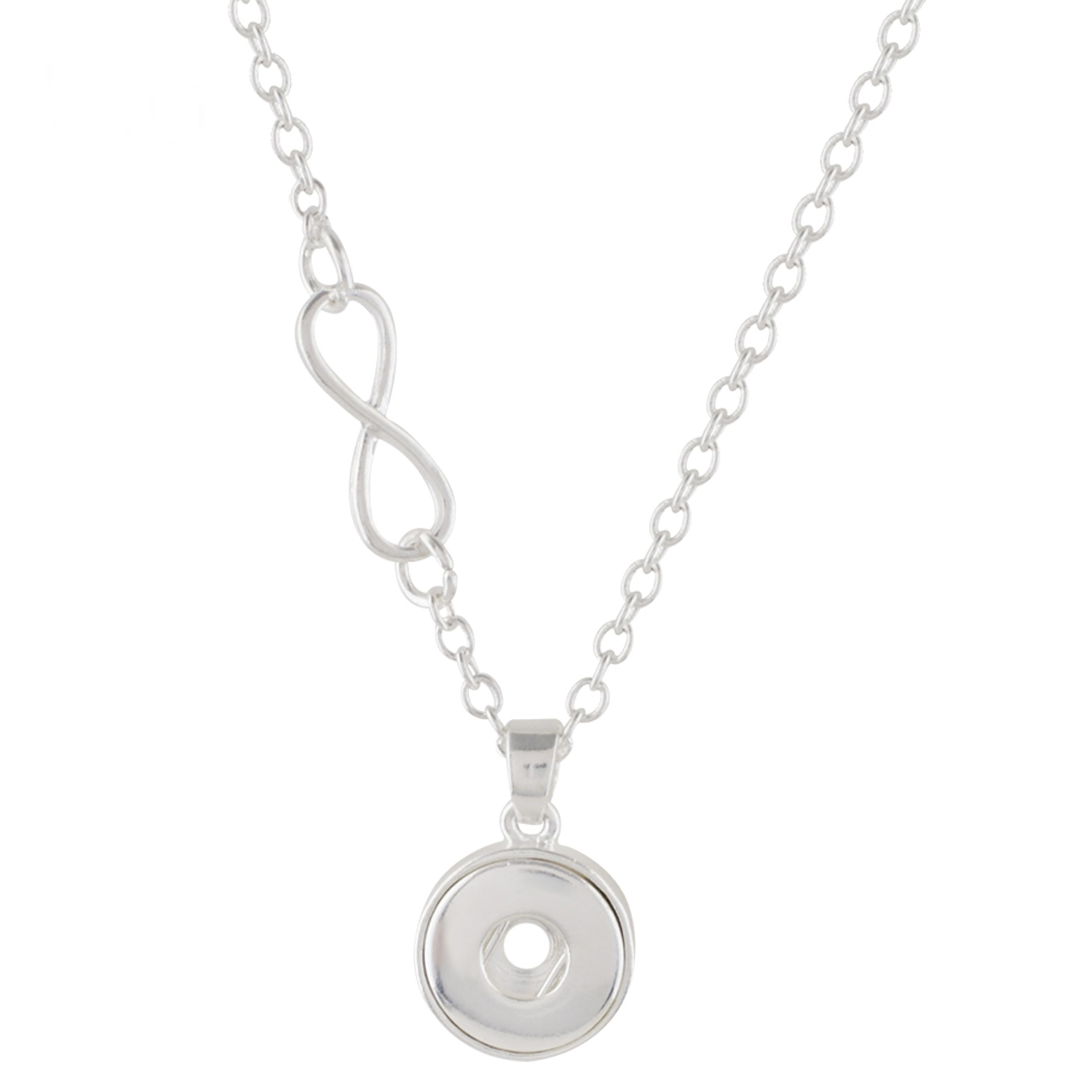 CHK018 - Ketten für Schmuck Druckknöpfe Unendlichkeit