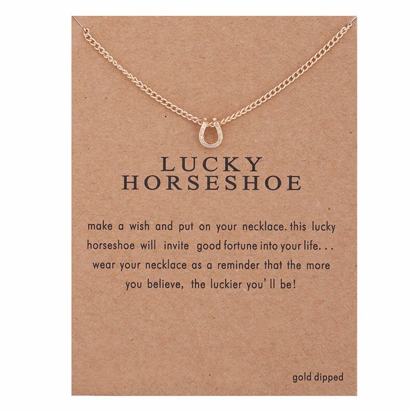  KB002 - Modeschmuck Ketten Lucky HorseShoe ( Hufeisen )