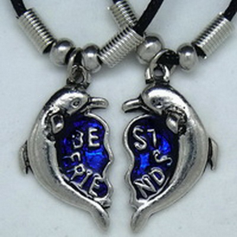 MK024 Ketten Best friends Delfin geteilt