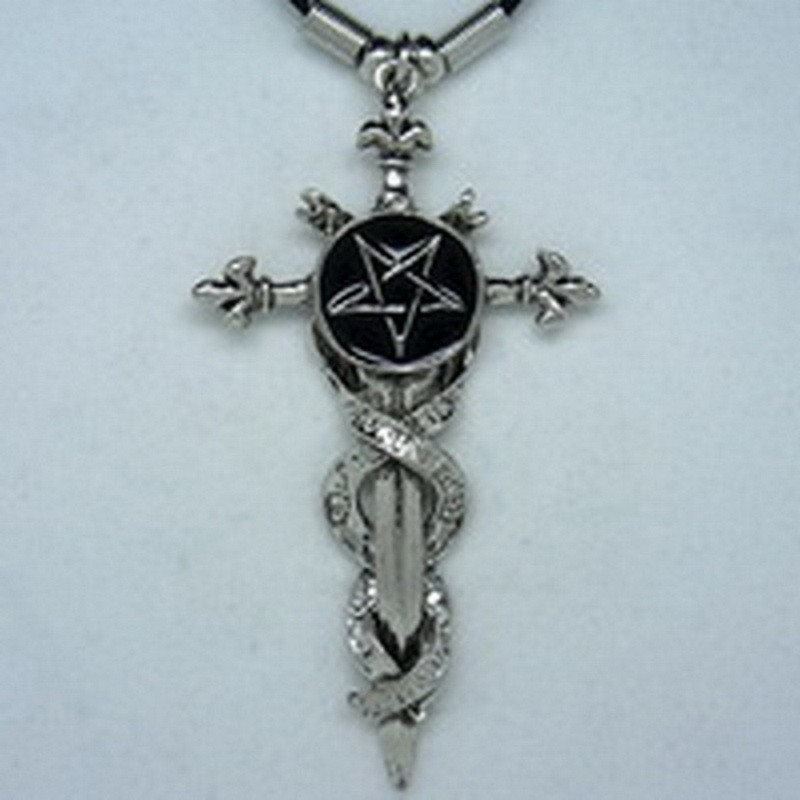 MK071 Ketten Schwert Pentagramm
