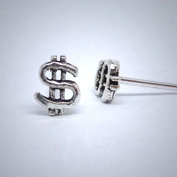OS040 Ohrstecker aus Silber Dollar