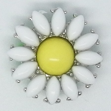 CH070 - Schmuck Druckknöpfe Gänseblümchen