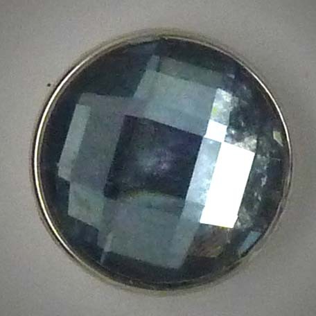 CH207 - Schmuck Druckknöpfe gr. Stein grau