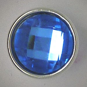 CHM069 - MINI Schmuckdruckknöpfe gr. Stein blau
