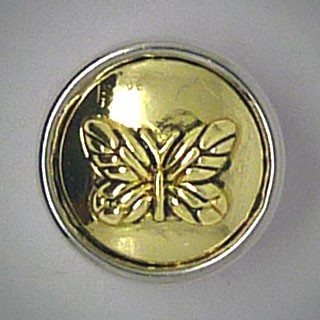 CHM061 - MINI Schmuckdruckknöpfe Schmetterling messing