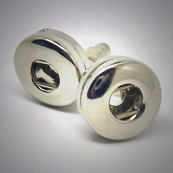 CHMO001 - Ohrstecker für MINI Schmuckdruckknöpfe 