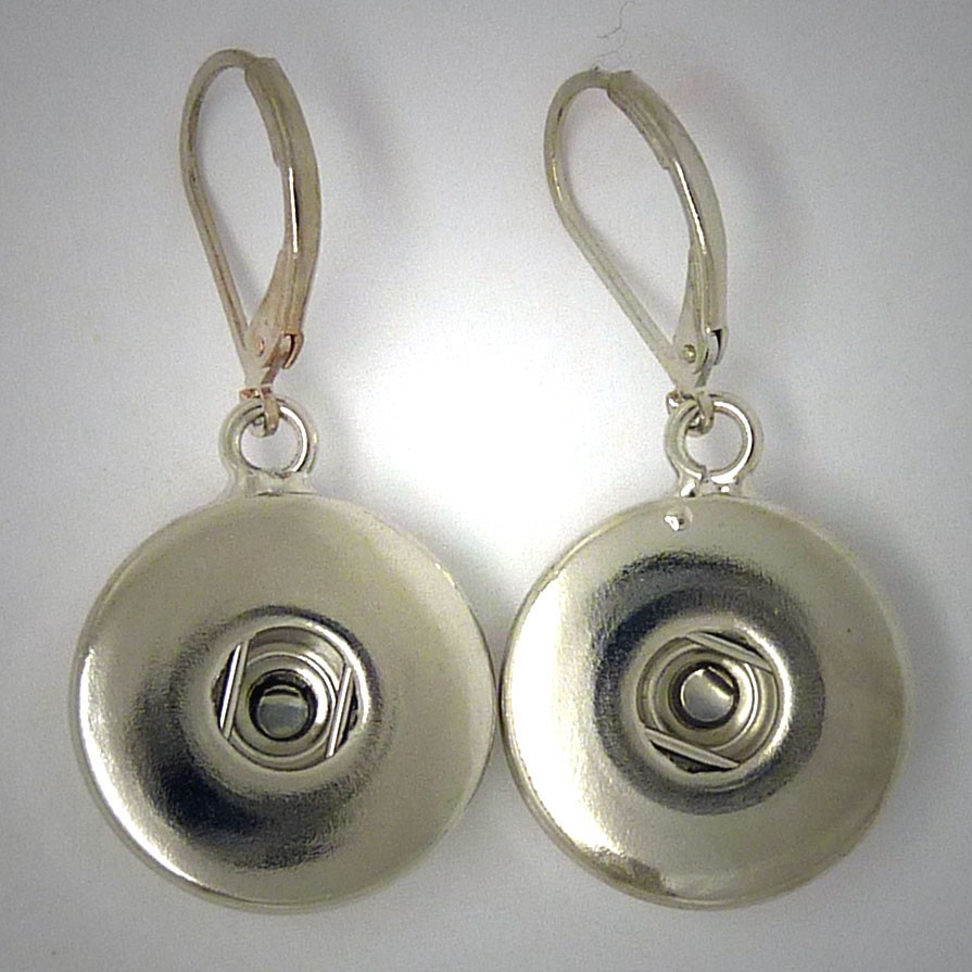 CHO002 - Ohrringe für Schmuck Druckknöpfe m. Klappbrisuren