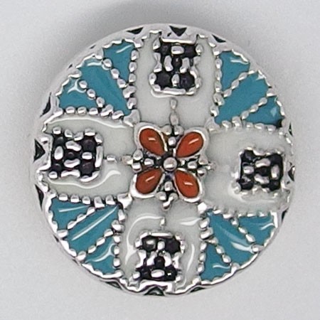 CH109 - Schmuck Druckknöpfe Mandala blüten