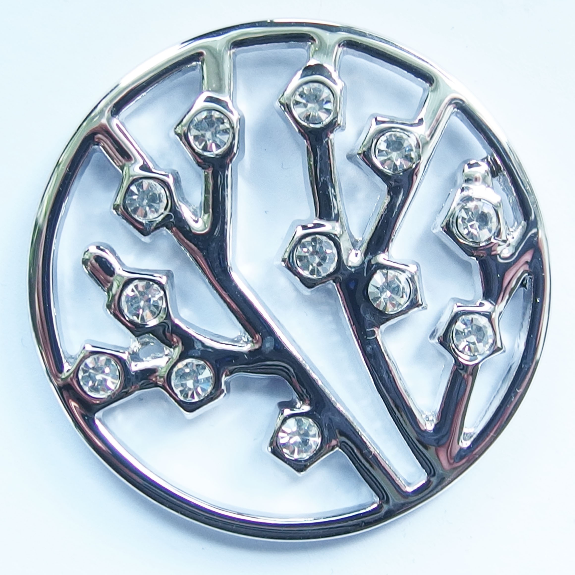  MS004 - Sammelmedallions Äste m. Steinen 33mm