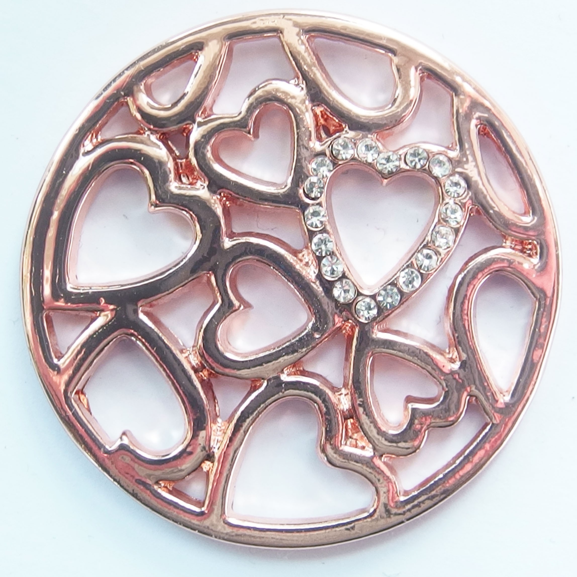  MS015 - Sammelmedallions Herzen 33mm