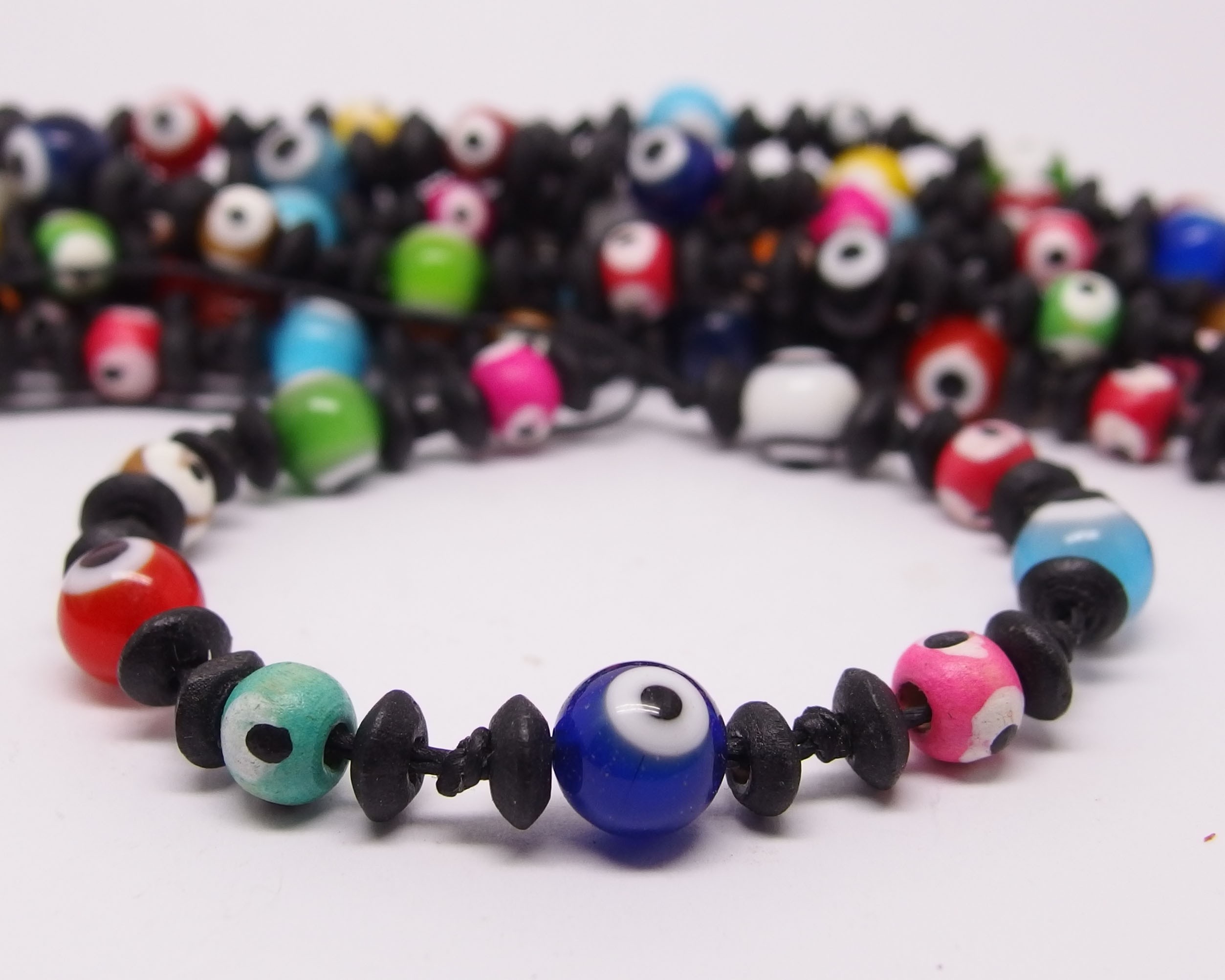  AB076 - Armbänder Makramee schutz Augen
