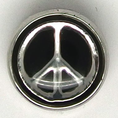 CHM119 - MINI Schmuckdruckknöpfe Peace