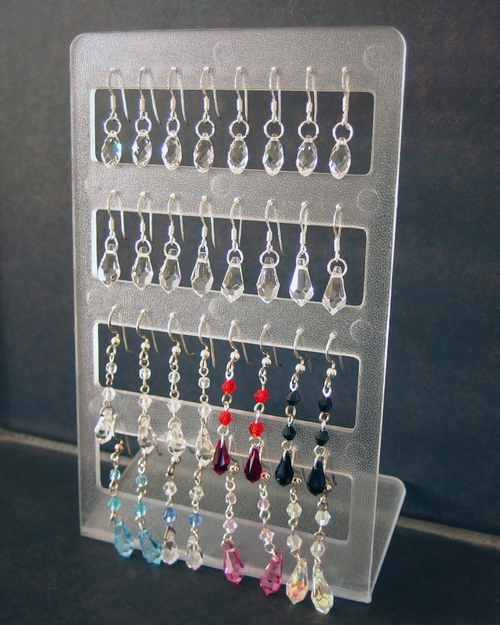  OD011 - Ohrhänger 925er Silber mit Swarovski komponenten