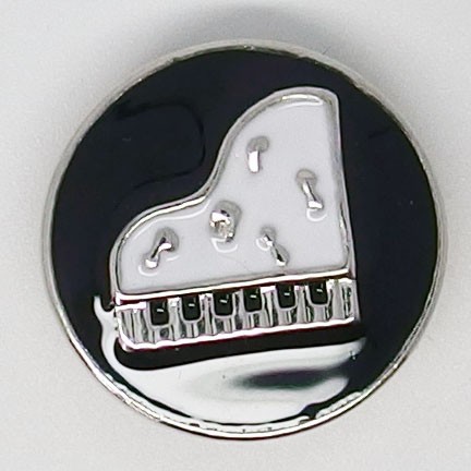 CH073a - Schmuck Druckknöpfe Klavier 