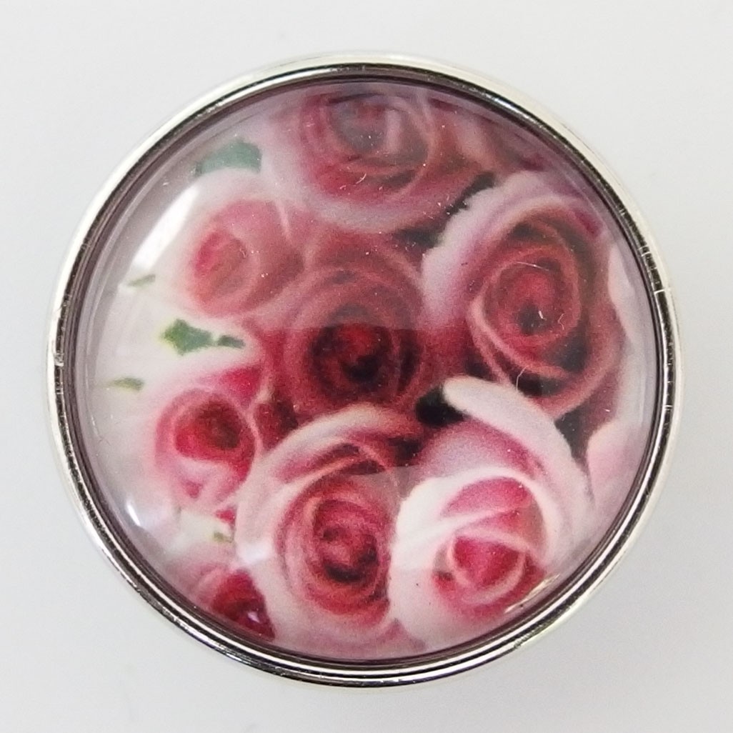 CH057 - Schmuck Druckknöpfe Rosen