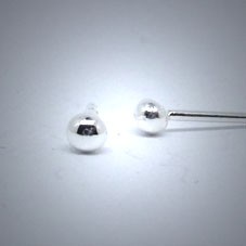 OS098 Ohrstecker aus Silber Kugel m. 