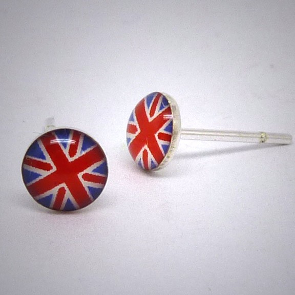 OS202 Ohrstecker aus Silber- England
