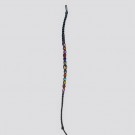 AB032 Armbänder Makramee Glas Blume bunt