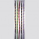 AB072 Armbänder Makramee bunt schmal m. Holzperlen