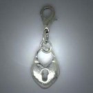 CC014  Charms, Anhänger Herz Schloss