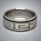 STR060 Ringe aus Edelstahl Welle spinner
