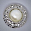CH024 Schmuck Druckknöpfe Perle Steine