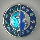 CH104 - Schmuck Druckknöpfe Sonne u. Mond