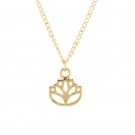 KB010 - Modeschmuck Ketten Lotus, New Beginnings ( Neubeginn )