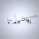 OS003 Ohrstecker aus Silber Würmchen