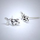 OS020 Ohrstecker aus Silber YES