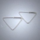 CR065 Creolen Dreieck aus Silber 16mm