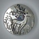 CH129 Kettenanhänger für Schmuck Druckknöpfe Hirsch
