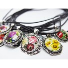 KC020 - Modeschmuck Ketten Vintage Blumen