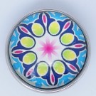 CH117 - Schmuck Druckknöpfe Mandala neon