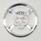 MS023 -  Sammelmedallions Totenkopf m. Steinen