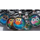  KC001 - Modeschmuck Ketten Eulen