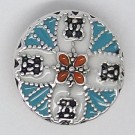 CH109 - Schmuck Druckknöpfe Mandala blüten