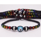 AB071 - Armbänder Makramee 1 schutz Auge bunt