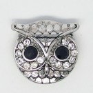 CH087 - Schmuck Druckknöpfe Eule viele Steine kl.