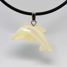 KC006 - Modeschmuck Ketten Delfin Perlmutt